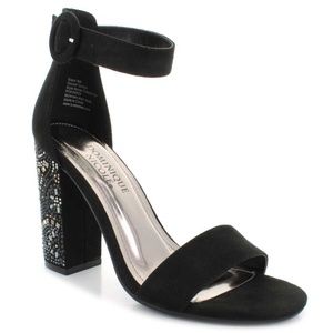 High 4-inch Heel Open-toe Ankle Strap Dress Sandal